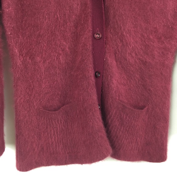 Authentic Gi Gi 50%Angora 50%Wool Cardigan Sweater - Picture 5 of 8